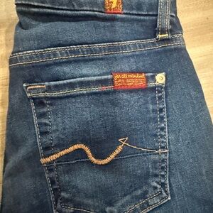 7 For All Mankind Dark Blue Women's Jeans